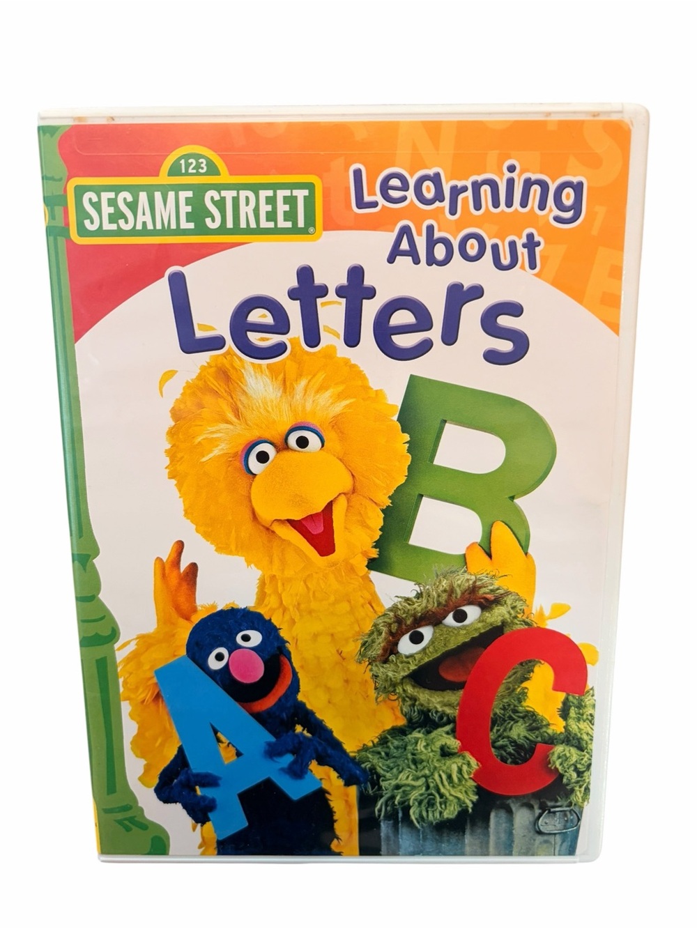 4/$20 Sesame Street Learning About Letters dvd